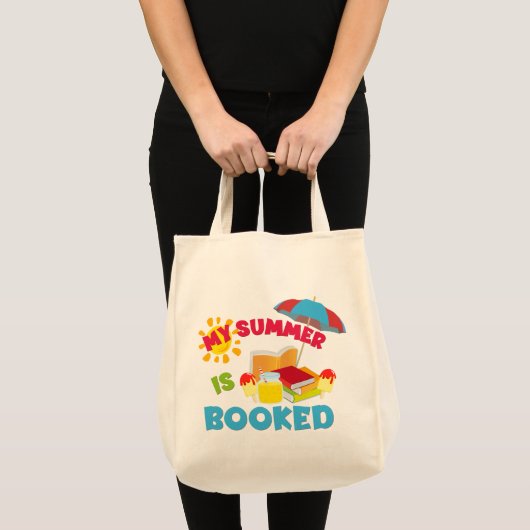 Mijn zomer is geboekt Canvas tas (Voorkant (product))
