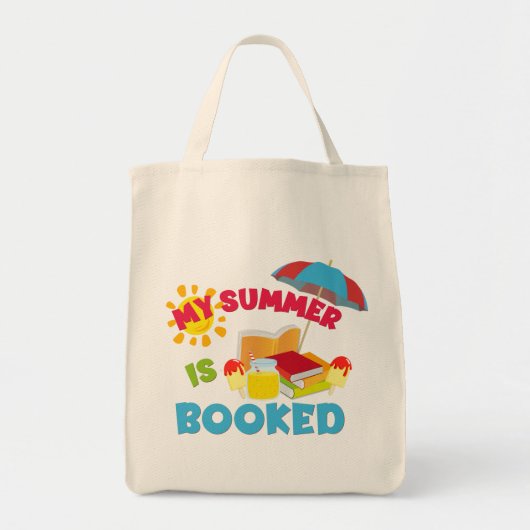 Mijn zomer is geboekt Canvas tas (Voorkant)