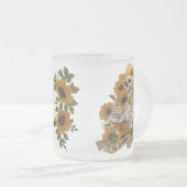 Mijn zomer is geboekt matglas koffiemok (Voorkant rechts)