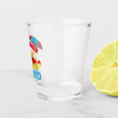 Mijn zomer is geboekt shot glas (Rechts)