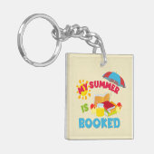 Mijn zomer is geboekt sleutelhanger (Voorkant Links)