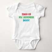 Mijn zomerlichaam romper (Voorkant)