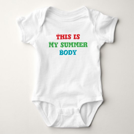 Mijn zomerlichaam romper (Voorkant)