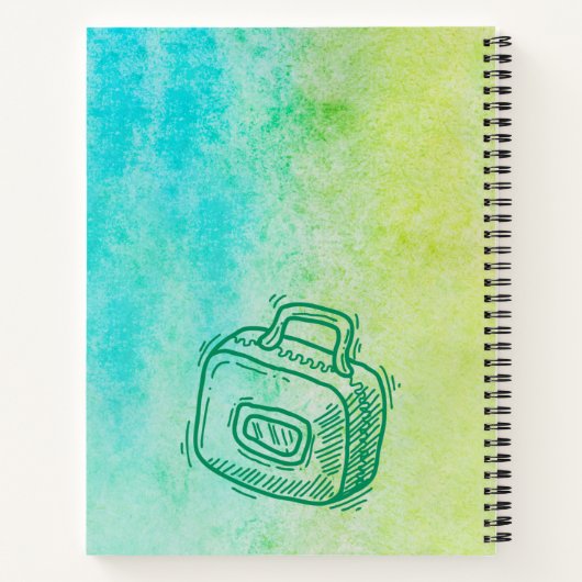 Mijn zomernotities notitieboek (Achterkant)