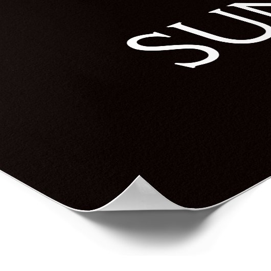 Mijn zon, maan en sterren poster (Hoek)