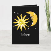 Mijn Zon, Mijn Maan en Al Mijn Sterren Valentijn K Kaart (Voorkant)