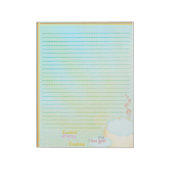 Mijn zon notitieblok (Linkerzijde)