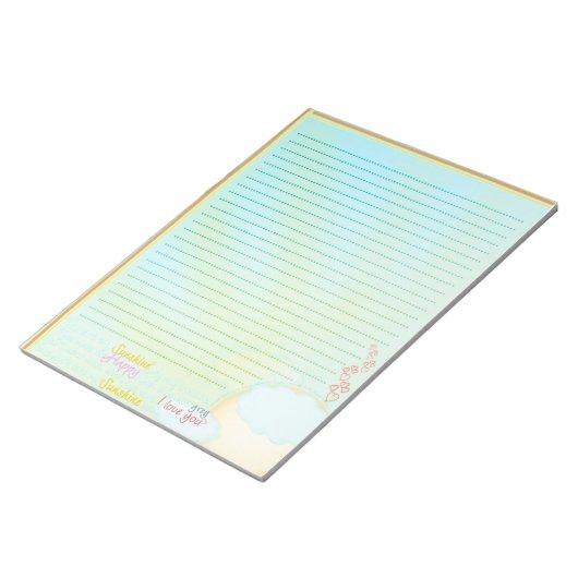 Mijn zon notitieblok (Schuin)