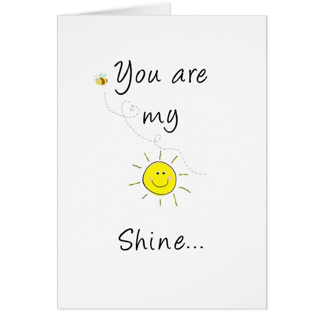 Mijn zon schijnt (Voorkant)