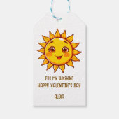 mijn Zonneschijn - gele zon Cadeaulabel (Voorkant)