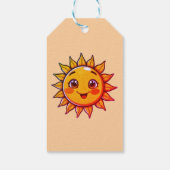 mijn Zonneschijn - gele zon Cadeaulabel (Achterkant)