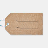 Mijn zonneschijn op Burlap Cadeaulabel (Achterkant Horizontaal)