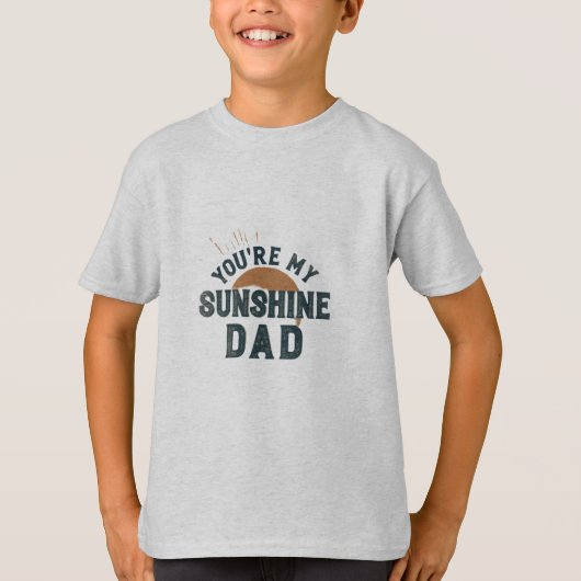 Mijn zonneschijn vader t-shirt (Voorkant)