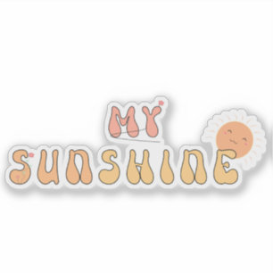 Mijn Zonneschijn Vinyl Sticker