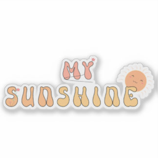 Mijn Zonneschijn Vinyl Sticker