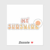 Mijn Zonneschijn Vinyl Sticker (Vel)