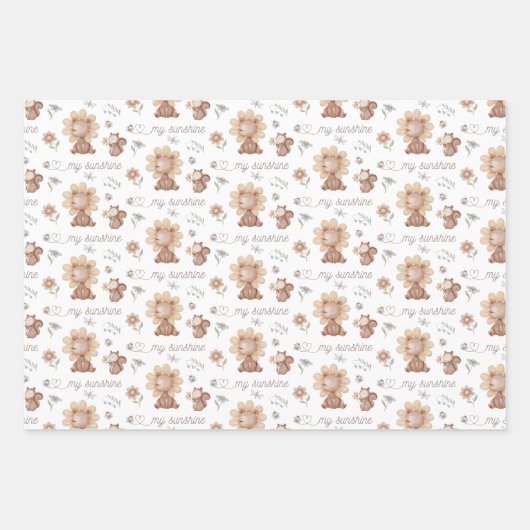 Mijn zonneschijnenvullingpapierlade 3 inpakpapier vel (Voorkant)