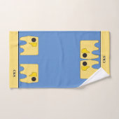 Mijn zonnige olifant - gepersonaliseerd bad handdoek (Handdoek)