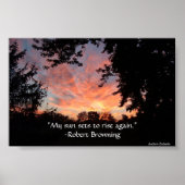 Mijn zonsondergang poster (Voorkant)