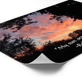 Mijn zonsondergang poster (Hoek)