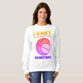 Mijn zoon heeft geen basketbal. trui (Voorkant volledig)