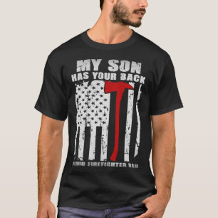 Mijn zoon heeft je achterpootbrandweervader. t-shirt