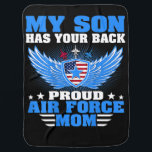 Mijn zoon heeft je moeder van de luchtmacht achter inbakerdoek<br><div class="desc">Mijn zoon heeft je moeder van de luchtmacht achter.</div>