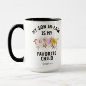 Mijn zoon in de wet is mijn favoriete aangepaste n mok (Links)