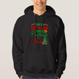 Mijn zoon in de wet is mijn favoriete kerstmis voo hoodie