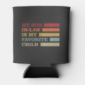 Mijn zoon in de wet is mijn favoriete kind grappig blikjeskoeler (Voorkant)