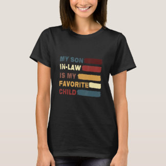 Mijn zoon in de wet is mijn favoriete kind grappig t-shirt