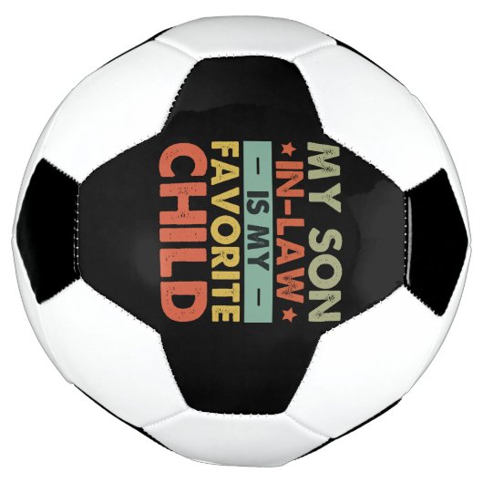 Mijn zoon in de wet is mijn favoriete kind grappig voetbal (Gedraaid)