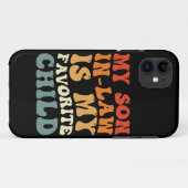 Mijn zoon in de wet is mijn favoriete kinderfamili Case-Mate iPhone case (Achterkant (horizontaal))