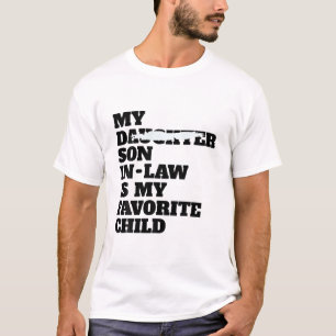 Mijn zoon in de wet is mijn favoriete kindergeld t-shirt