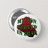 Mijn zoon Irak Buttonnen Ronde Button 5,7 Cm (Voorkant /achterkant)