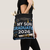 Mijn zoon is afgestudeerd 2026 tote bag (Dichtbij)