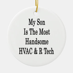 Mijn zoon is de meest handige HVAC R-technologie Keramisch Ornament