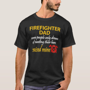 Mijn zoon is een brandweerman vader t-shirt