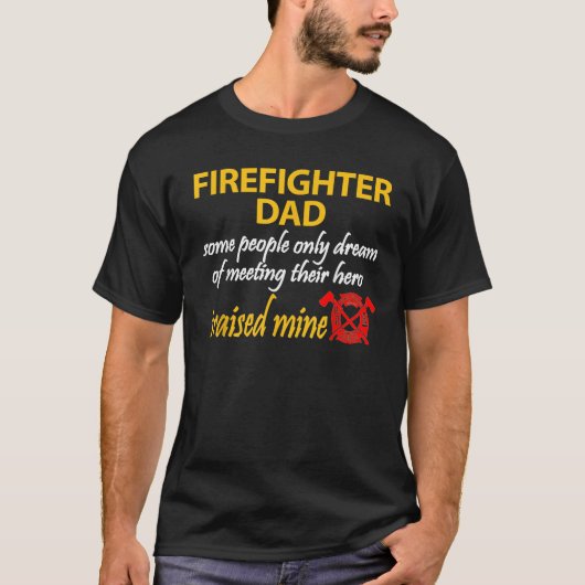 Mijn zoon is een brandweerman vader t-shirt (Voorkant)