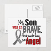 Mijn zoon is een engel 1 hersenkanker briefkaart (Voorkant / Achterkant)