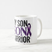 Mijn zoon is een kankerbestrijder koffiemok (Voorkant rechts)