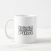 Mijn zoon is een piloot koffiemok (Links)