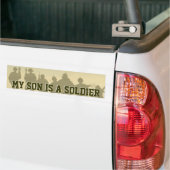 MIJN ZOON IS EEN SOLDaat AUTO STICKER (Op Truck)