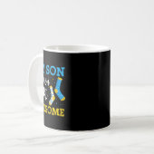 Mijn zoon is helemaal Geweldige bewust Koffiemok (Voorkant links)