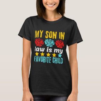 mijn zoon is mijn favoriete kindermeisje . t-shirt