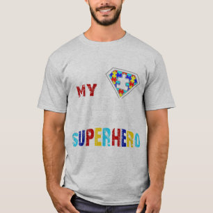 Mijn zoon is mijn favoriete superheld Autism Gift T-shirt