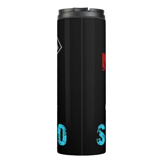 Mijn zoon is mijn favoriete superheld Autism Gift  Thermosbeker (Achterkant)