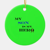 Mijn zoon is mijn Hero Ornament (Voorkant)
