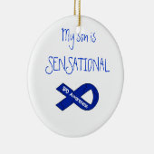 Mijn zoon is Sensational SPD Awareness Ornament (Rechts)