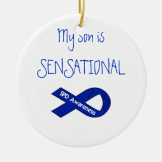 Mijn zoon is Sensational SPD Awareness Ornament